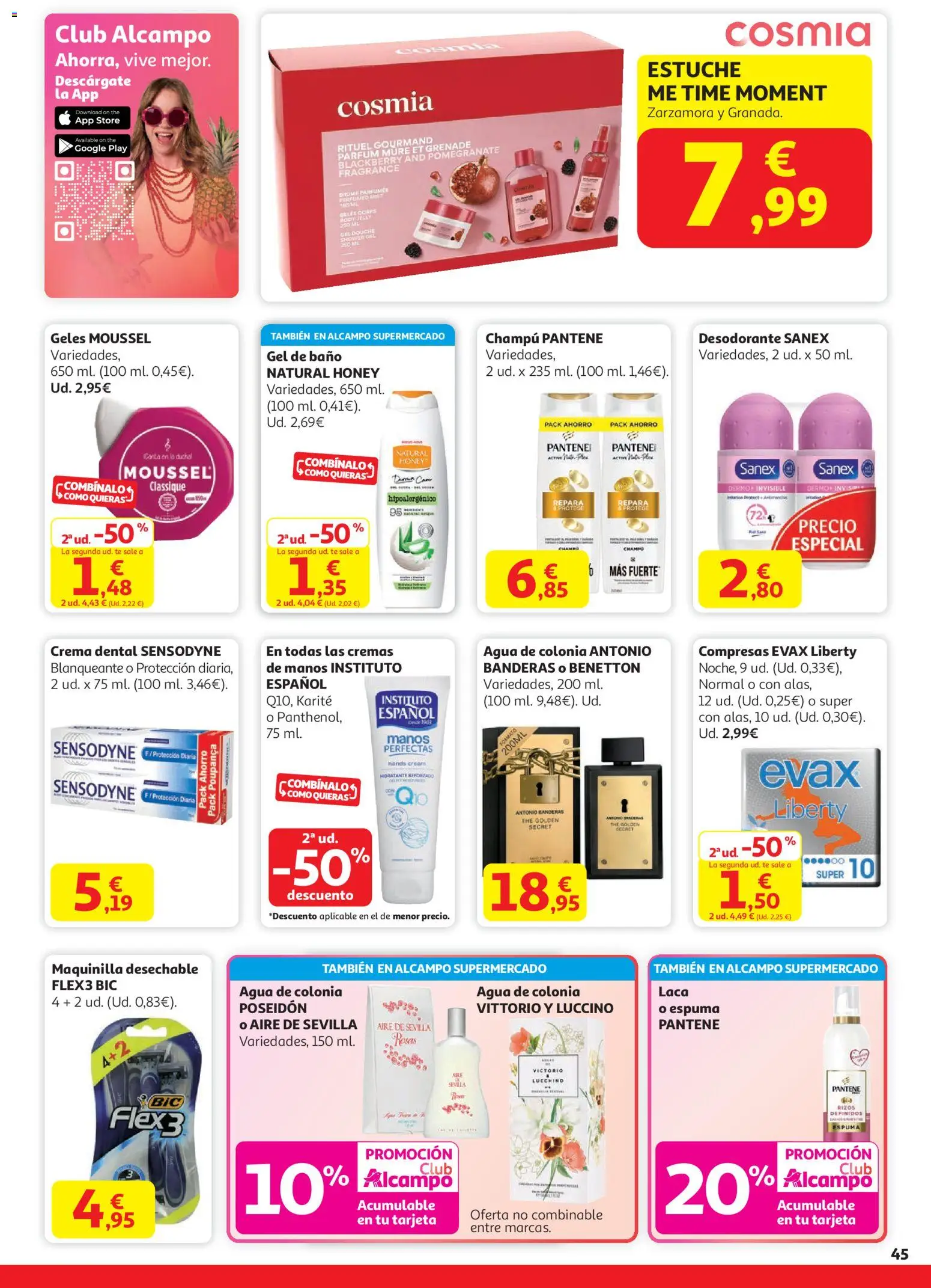 Alcampo - Hg Madrid │ válido desde el 11.12.2025 | Página: 45 | Productos: Agua de colonia, Champú, Γλυφιτζούρι, Baño