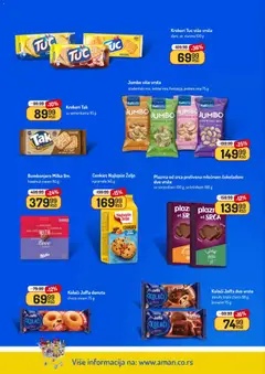 Aman katalog - pregled Aman kataloga - važi od 02.03.2026 | Strana: 38 | Proizvode: Protein, Milka, Plazma, Brownie