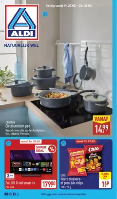 Aldi folder - Weekendfolder - Voorbeeld van een folder van Aldi, geldig van 27.03.2026