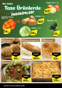 12.02.2026 tarihinden itibaren geçerli olan Onur Market kataloğu önizlemesi | Sayfa: 8