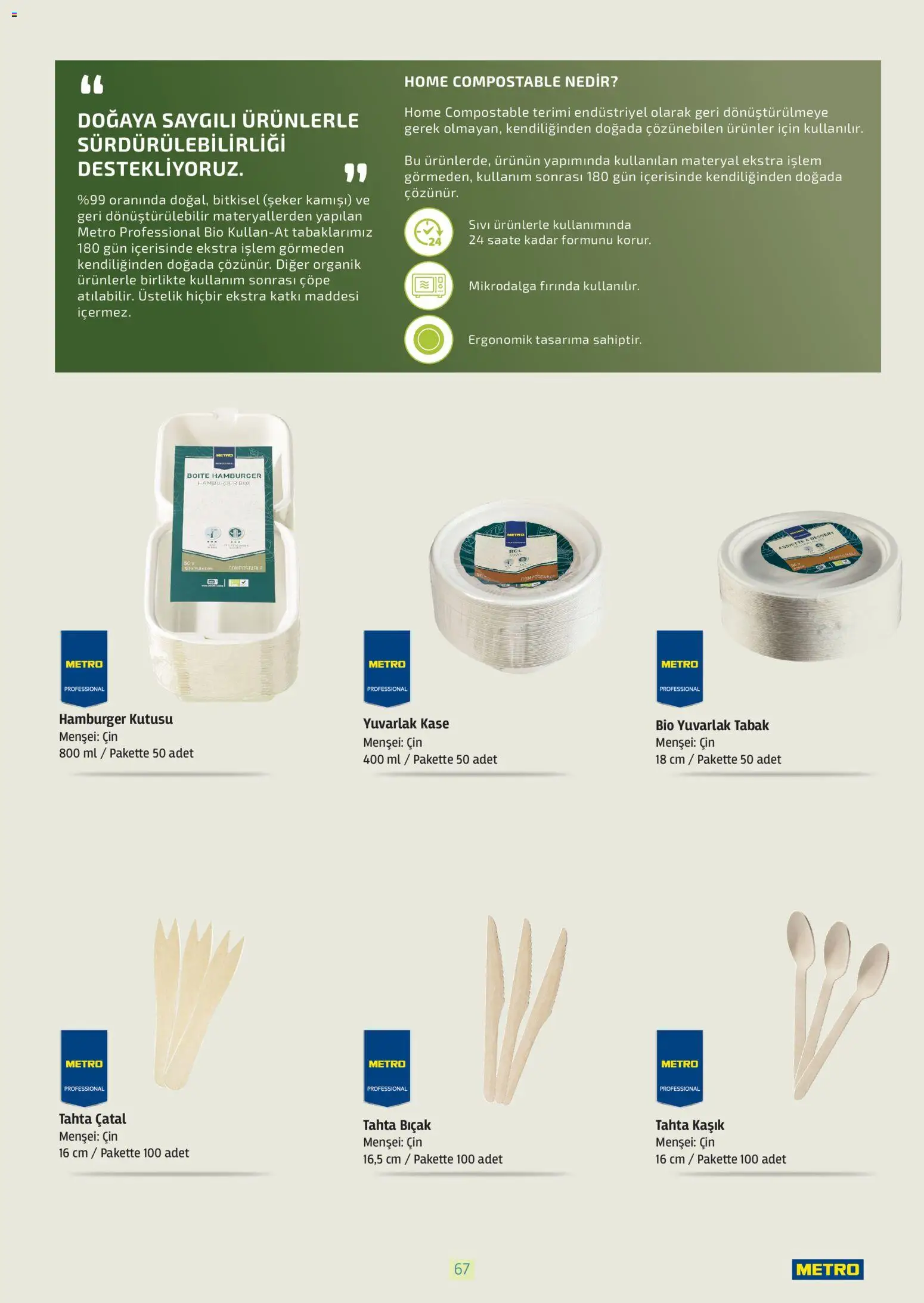 Metro - Bitki Bazlı ve Vegan 2025 - 21.10.2025 tarihinden itibaren geçerlidir | Sayfa: 67 | Ürünler: Kaşe, Çatal, Şeker, Cin