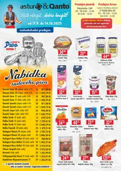 Náhled letáku Astur & Qanto leták - cash&carry Jeseník, Krnov od 17.09.2025