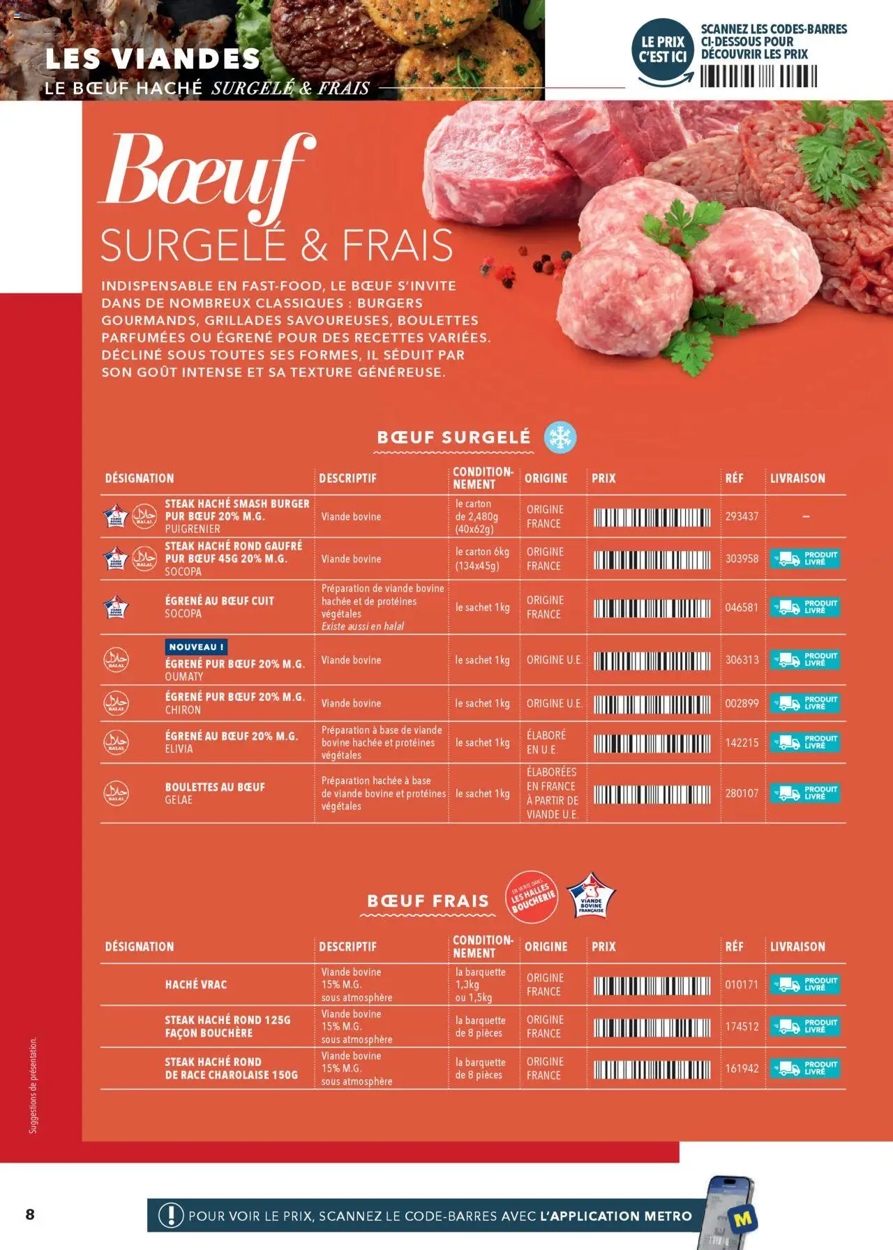  | Page: 8 | Produits: Base, Viande, Livre, Viande bovine