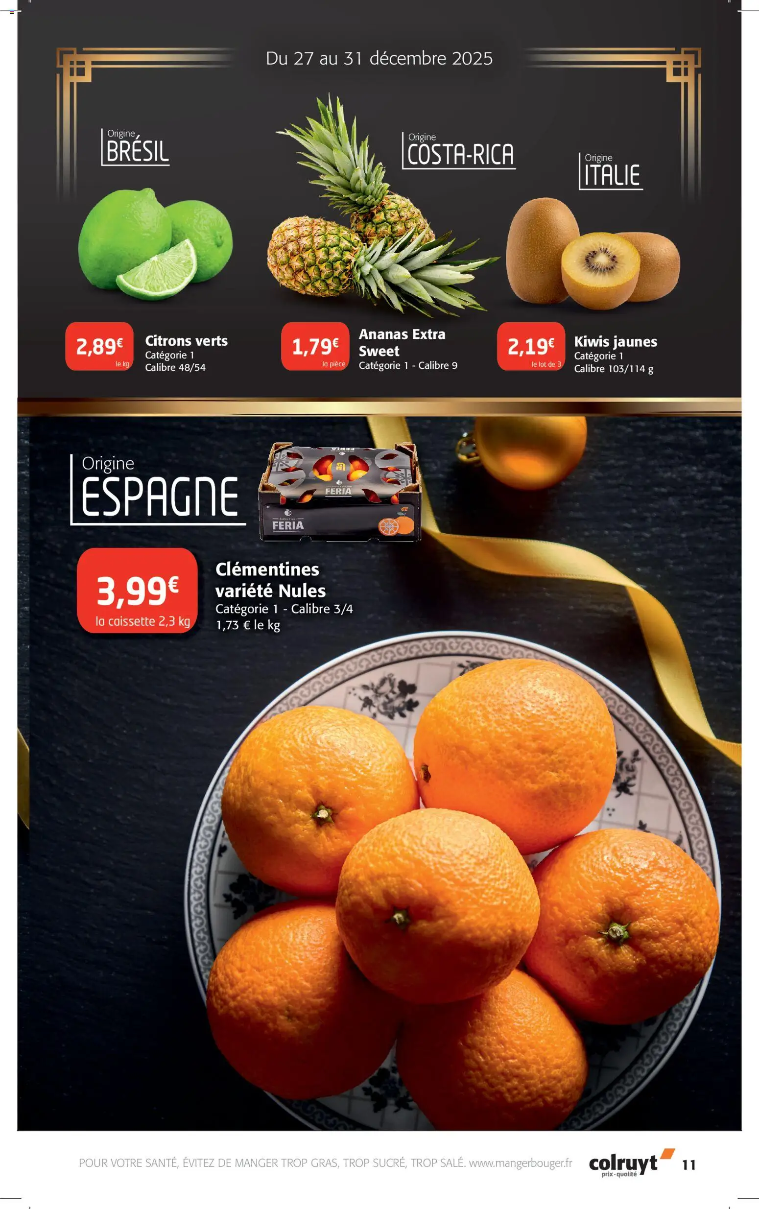 {H1} | Page: 11 | Produits: Ananas