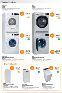Fust Aktionen ab 20.10.2025 gültig | Seite: 20 | Produkte: Toplader, Jeans, Waschmaschine
