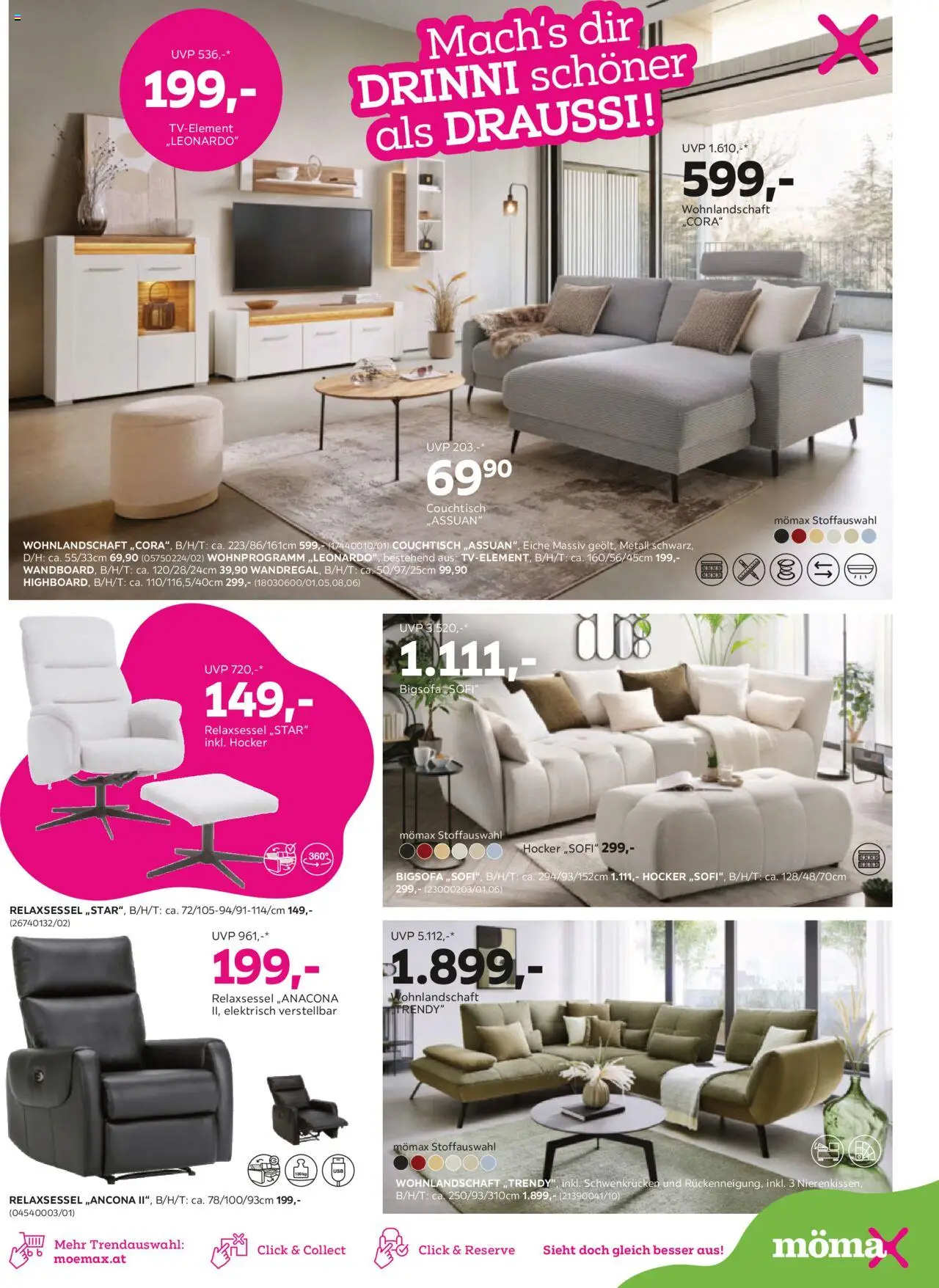 Mömax Prospekt aktuell gültig ab 19.08.2025 | Seite: 3 | Produkte: Couchtisch
