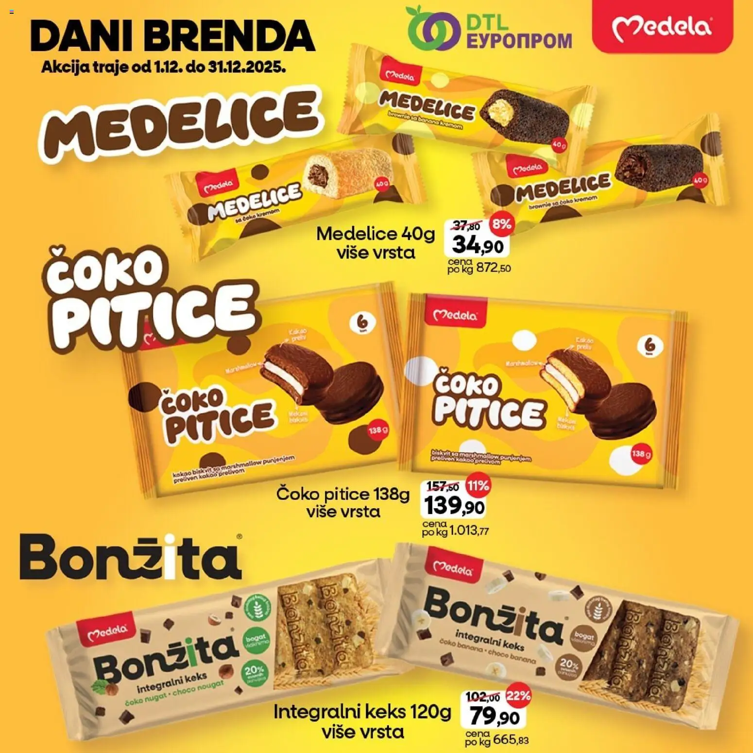 Europrom katalog - važi od 08.12.2025 | Strana: 3 | Proizvode: Banana, Keks, So, Marshmallow