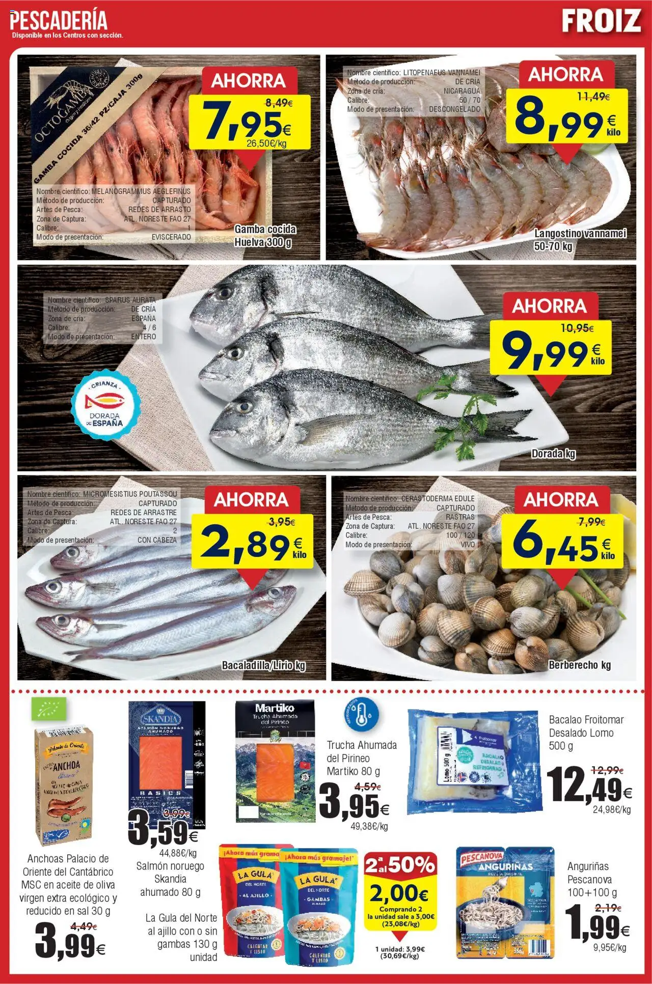 Froiz - Folleto Hiper │ válido desde el 27.05.2025 | Página: 5 | Productos: Aceite, Aceite de oliva virgen extra, Langostino, Gamba