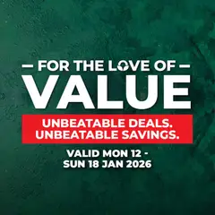 Food Lover's Market specials catalogue – valid from 12.01.2026