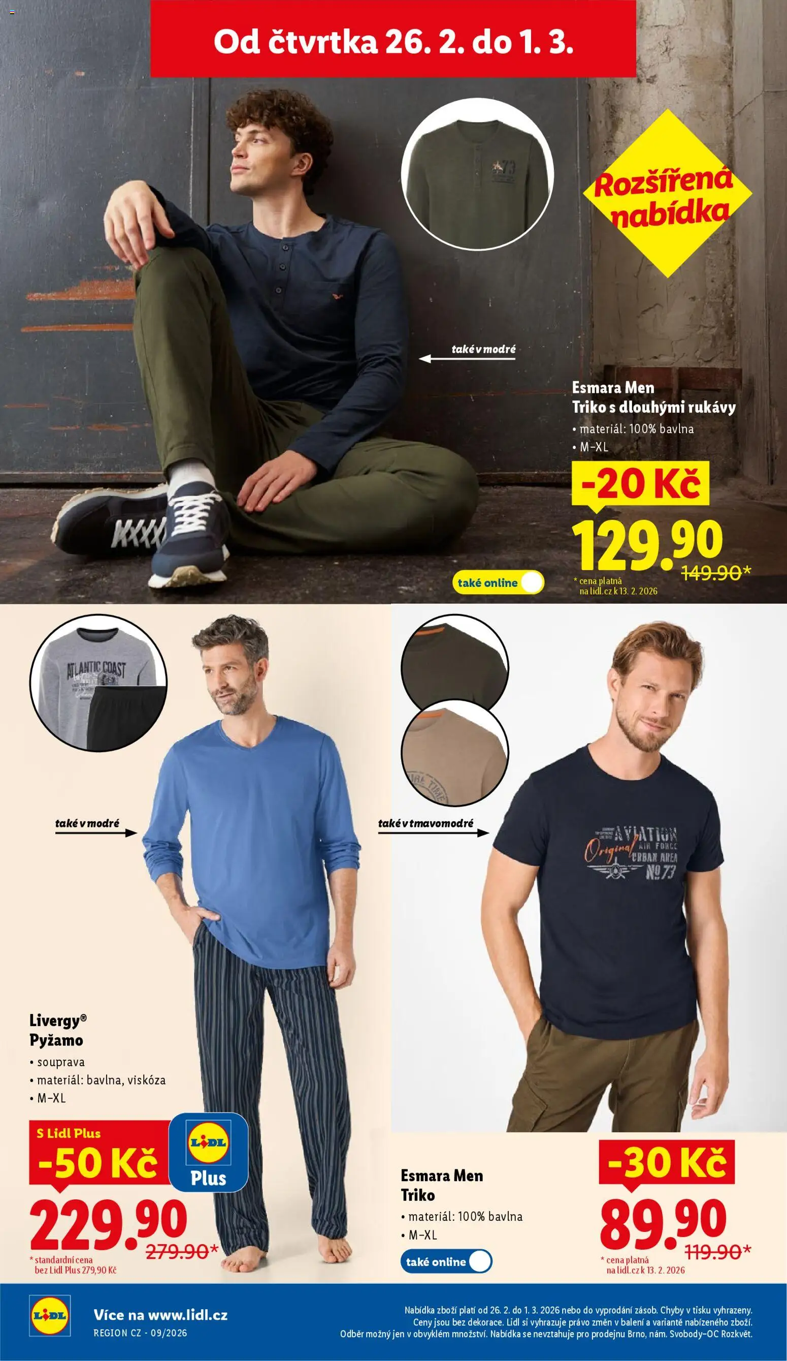 Lidl leták - Spotřební zboží od 23.02.2026 | Strana: 26 | Produkty: Pyžamo
