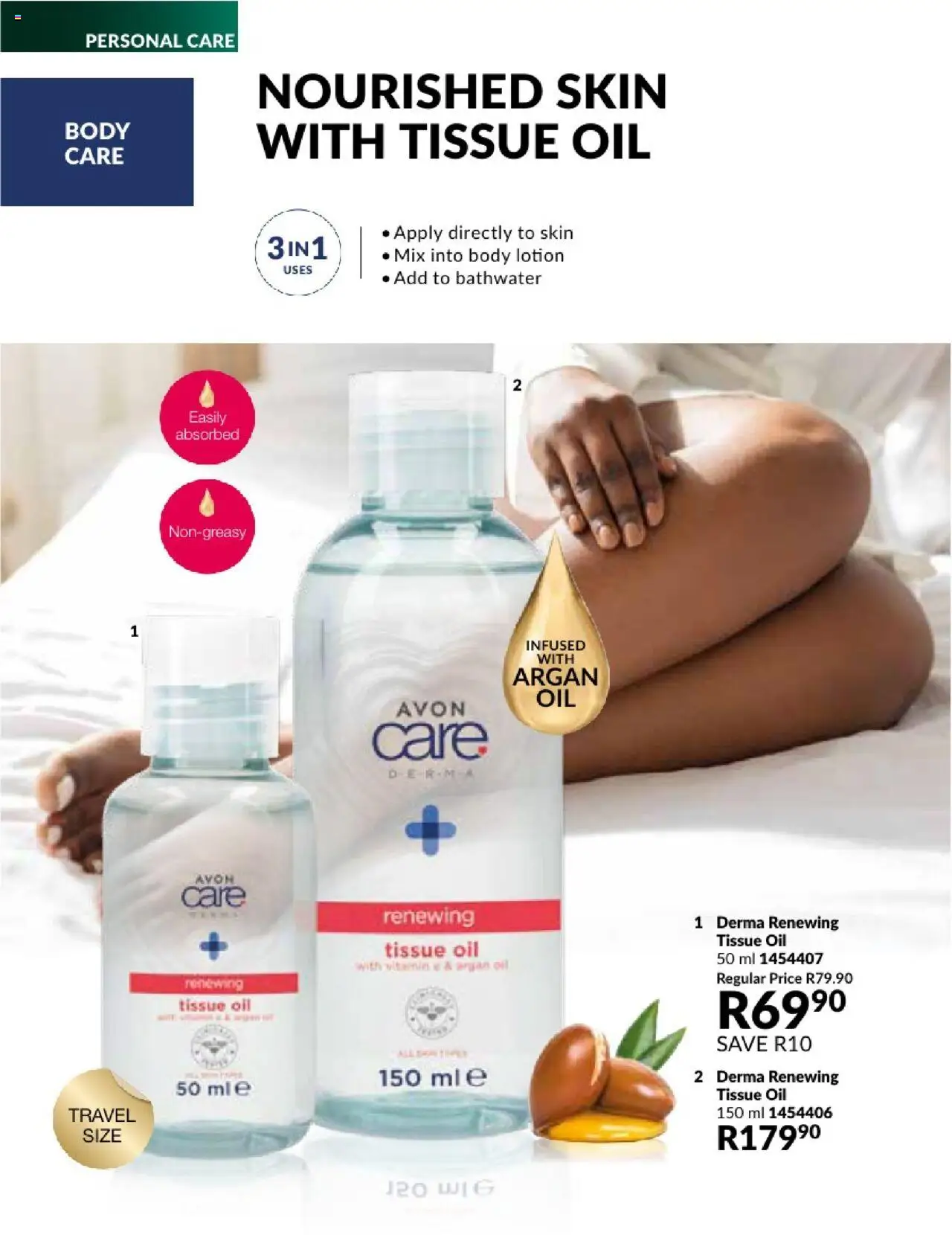 AVON Catalogue  │ valid from 01.08.2025 | Page: 140 | Products: Tissue oil, Oil, Lotion
