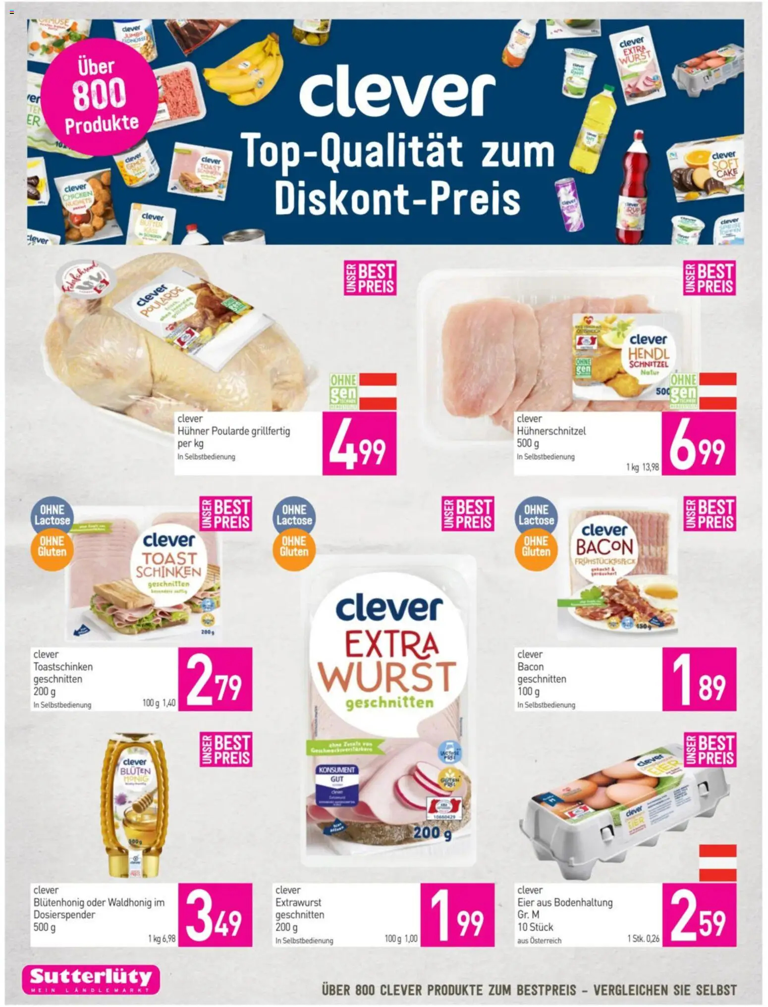 Sutterlüty Flugblatt gültig ab 30.10.2025 | Seite: 8 | Produkte: Wurst, Eier, Schinken