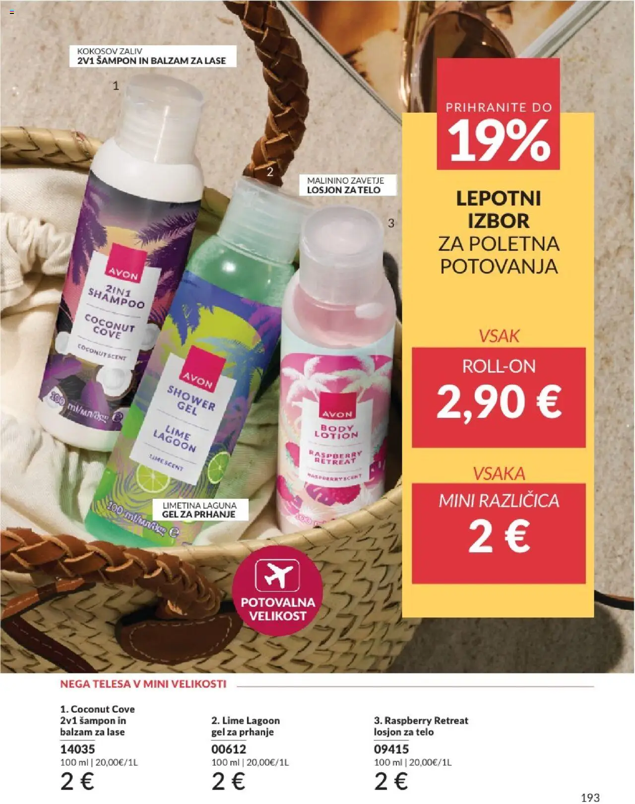 Avon katalog │ velja od 01.07.2025 | Stran: 193 | Izdelki: Gel za prhanje, Sampon, Balzam za lase