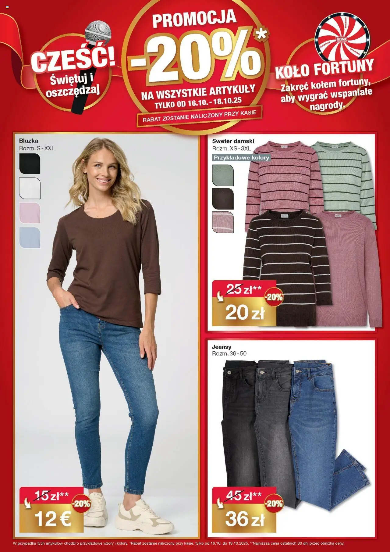 Woolworth Gazetka - Już w Legnicy od 16.10.2025 | Strona: 2 | Produkty: Bluzka, Sweter