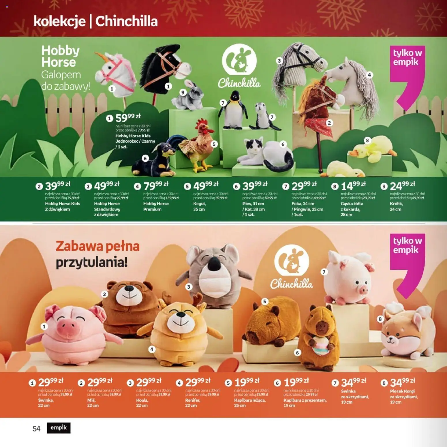 Empik promocje - Xmas Zabawki2 od 10.12.2025 | Strona: 54 | Produkty: Jednorożec