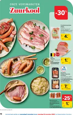 Carrefour - Hypermarkten Promoties  - Voorbeeld van een folder van Carrefour, geldig van 05.11.2025 | Pagina: 18 | Producten: Worst