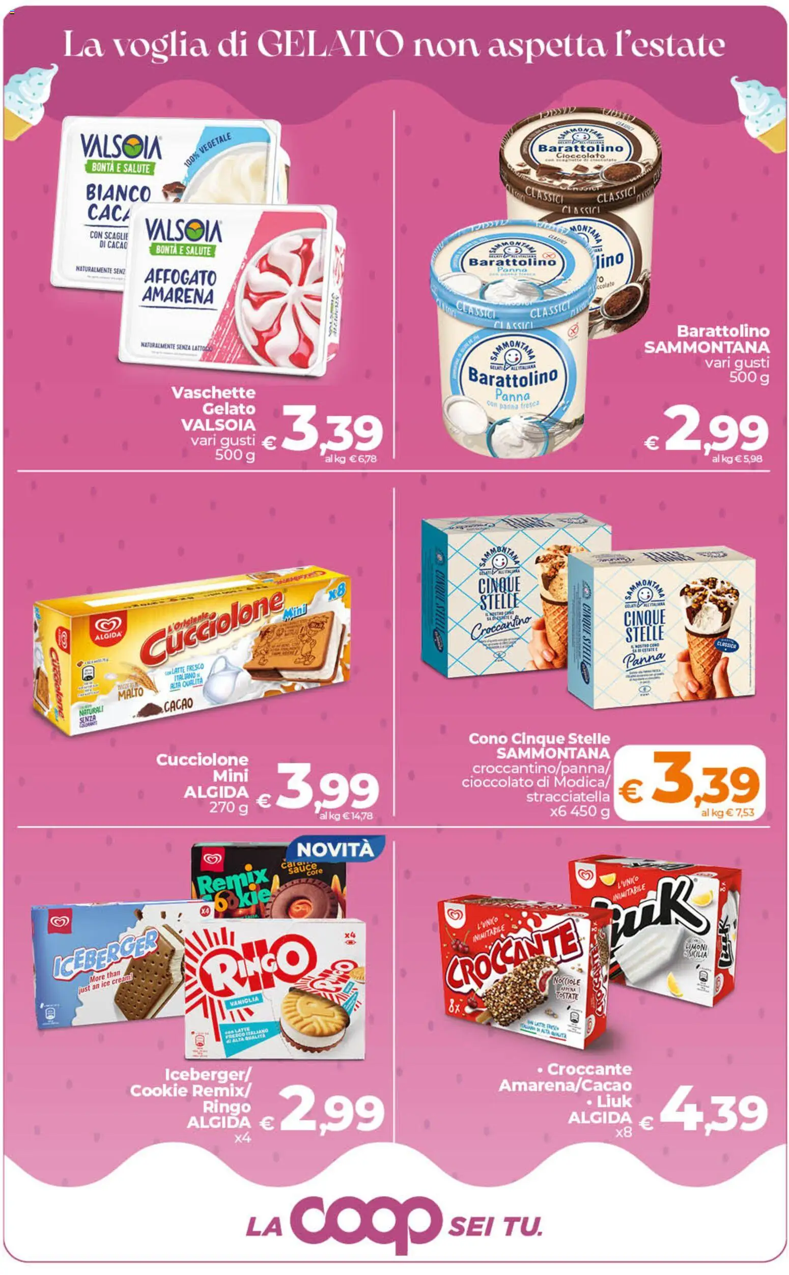 Volantino Ipercoop del 28.04.2026 | Pagina: 28 | Prodotti: Panna, Cacao, Amarena, Vaschette