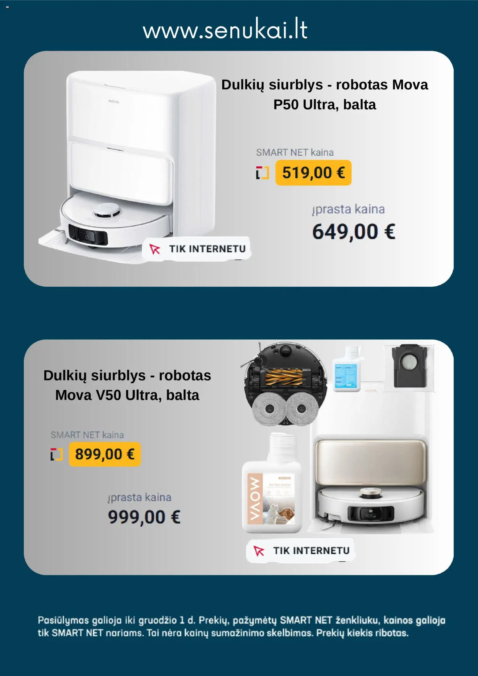 Senukai akcijos nuo 21.11.2025 | Puslapis: 2 | Prekių: Robotas