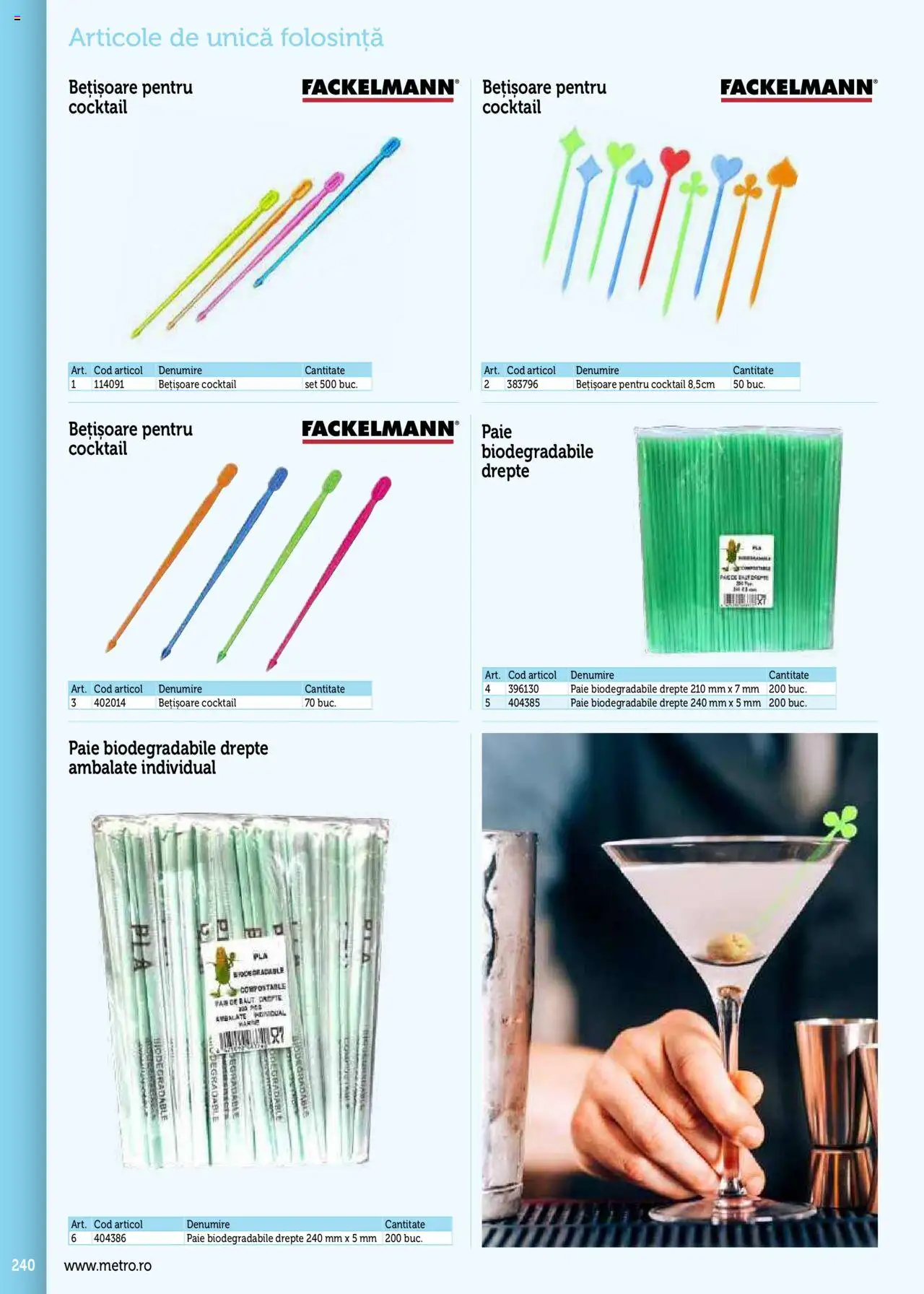 Noul catalog Metro – valabil de la 17.09.2025 | Pagină: 240 | Produse: Cocktail