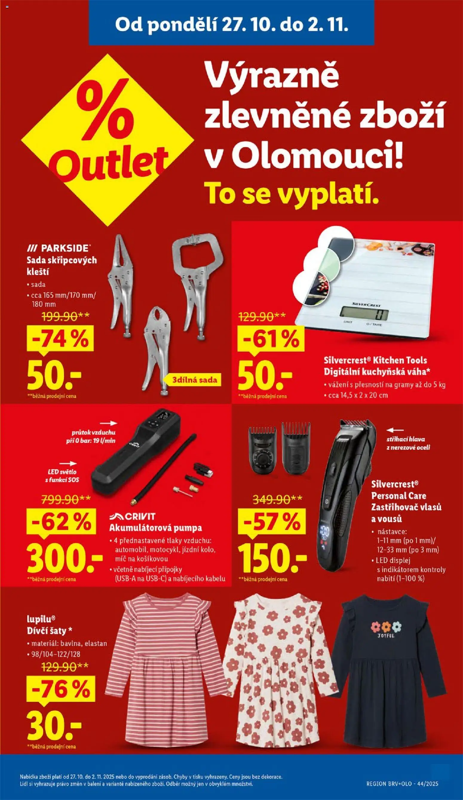 Lidl leták od 27.10.2025 | Strana: 7 | Produkty: Zastřihovač vlasů, Zastřihovač, Pumpa, LED