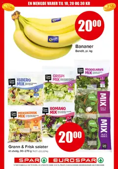 Forhåndsvisning av Spar kundeavis gyldig fra 20.10.2025 | Side: 2 | Produkter: Gulrot, Salat, Purre, Reddik