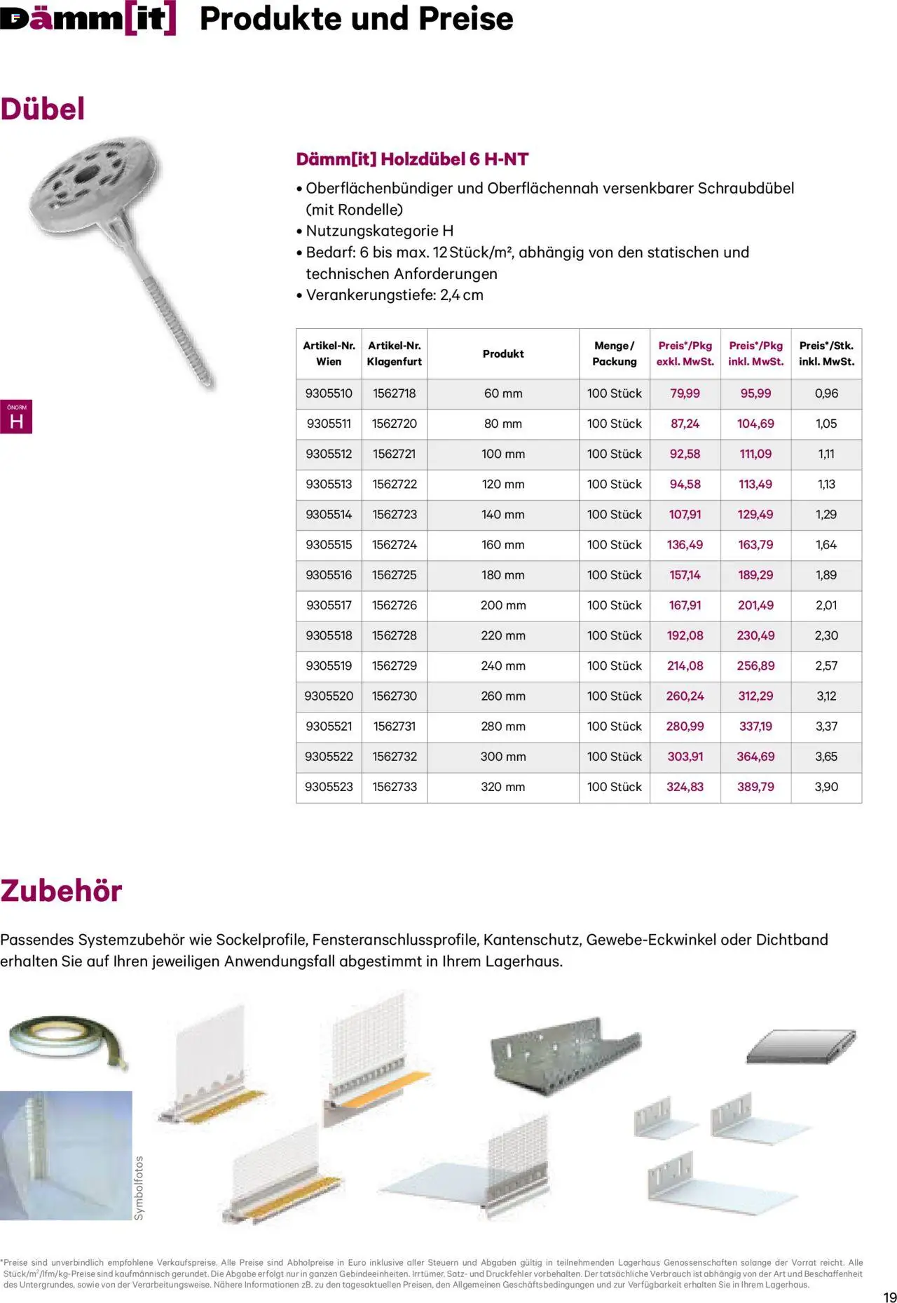 Lagerhaus Dämm[it] Katalog 2025 gültig ab 08.01.2025 | Seite: 19