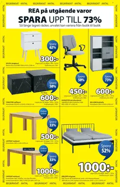 JYSK - erbjudanden - Förhandsvisning av reklamblad från butik JYSK aktuell från 24.12.2025 | Sida: 4 | Produkter: Sängram, Soffbord, Bokhylla