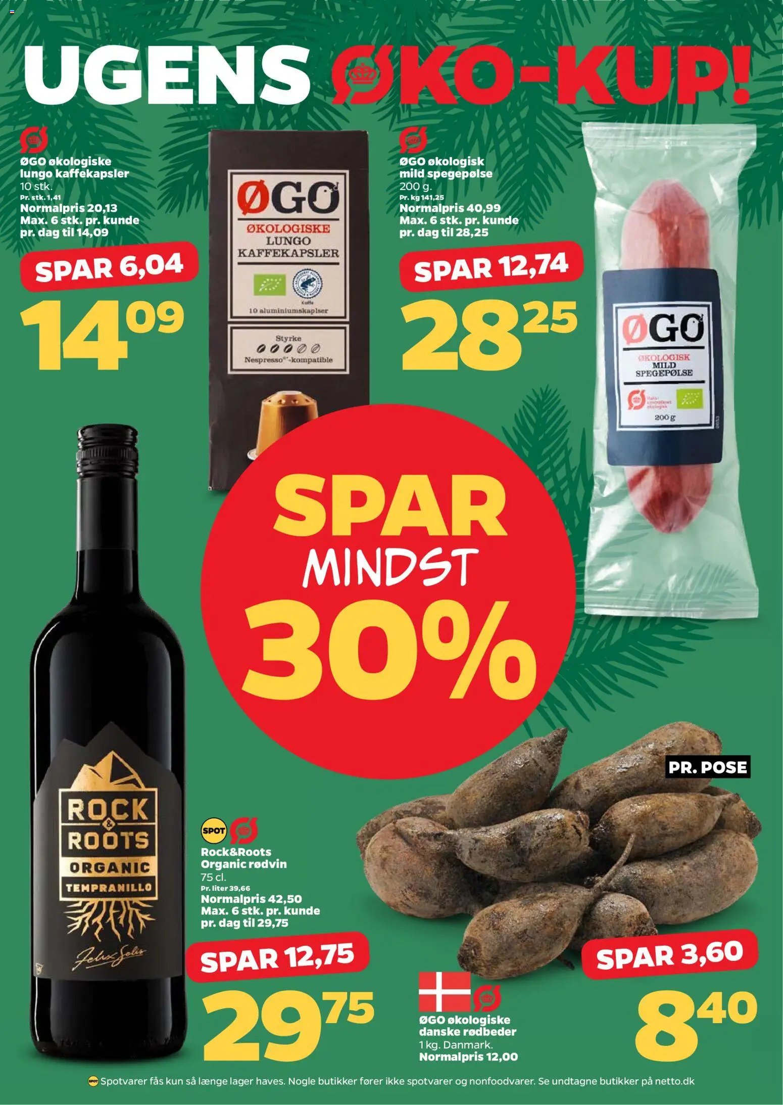 Netto tilbudsavis – gyldig fra 29.11.2025 | Side: 16 | Produkter: Salami, Rødbeder, Spegepølse