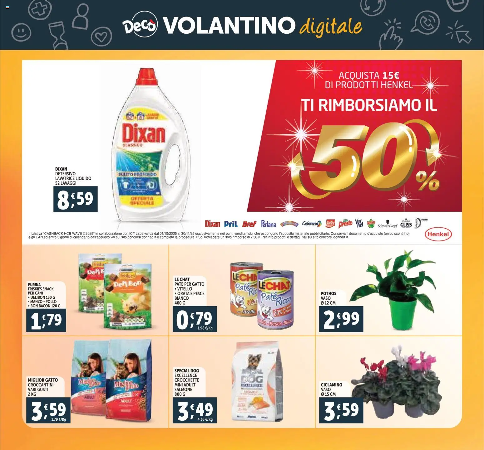 Volantino Decò del 07.11.2025 | Pagina: 37 | Prodotti: Pesce, Orata, Vitello, Vaso