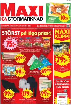 ICA Maxi - Trelleborg - Förhandsvisning av reklamblad från butik ICA Maxi aktuell från 02.03.2026