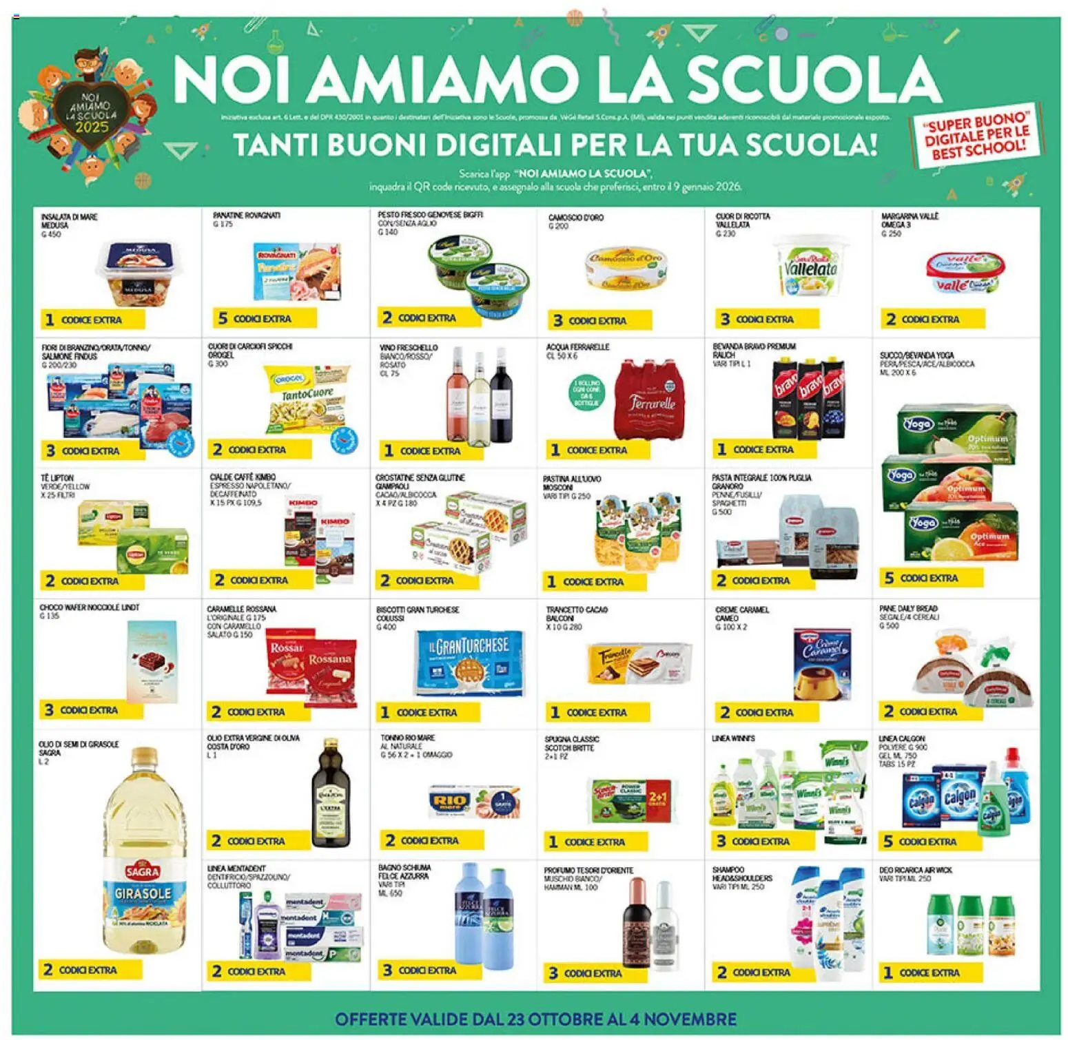 Volantino Coal del 23.10.2025 | Pagina: 25 | Prodotti: Salmone, Aglio, Crostatine, Carciofi
