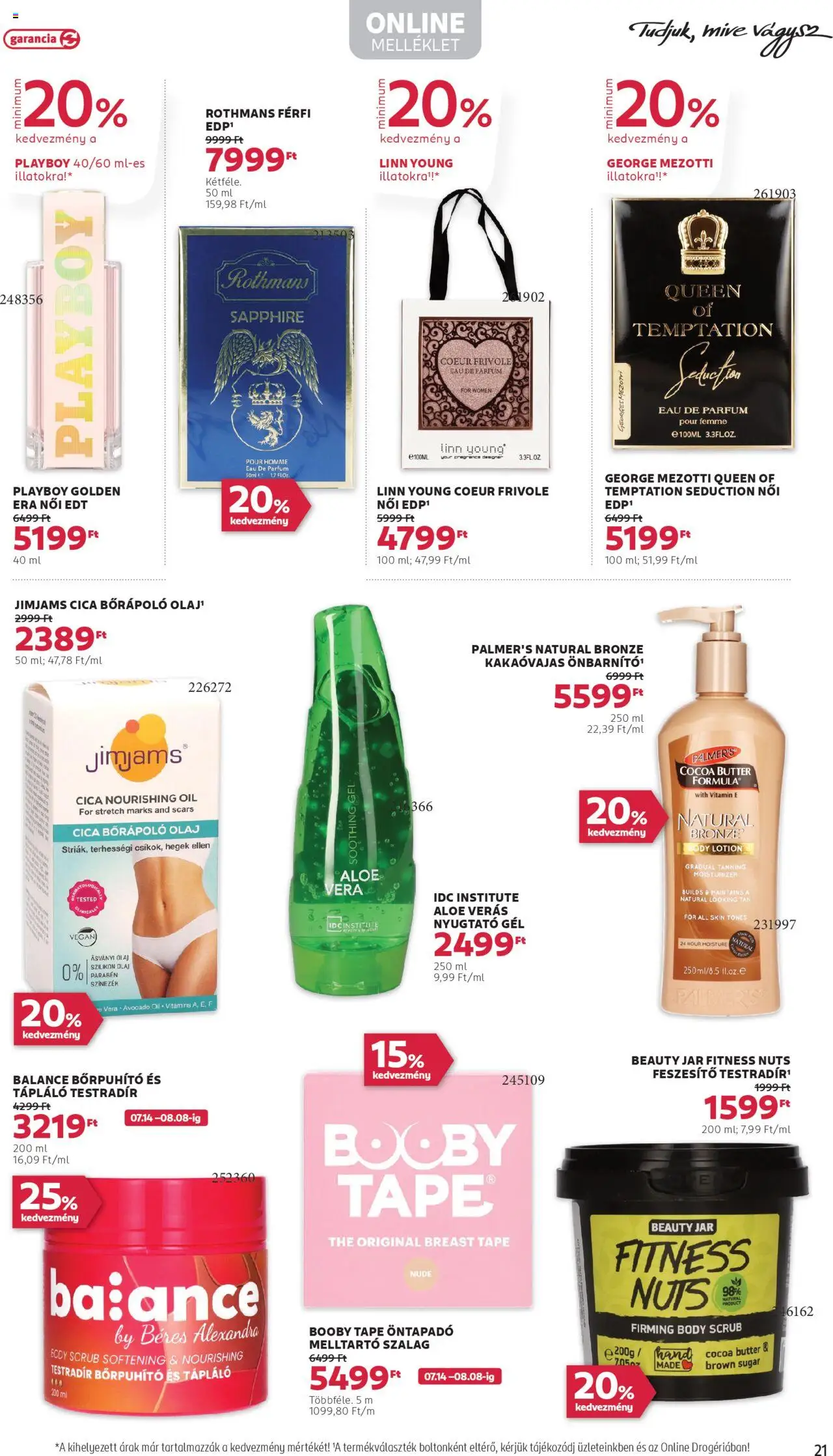 Rossmann akciós ujság - amely érvényes a következő dátumtól: 28.07.2025 | Oldal: 23 | Termékek: Body, Parfüm, Olaj, Melltartó