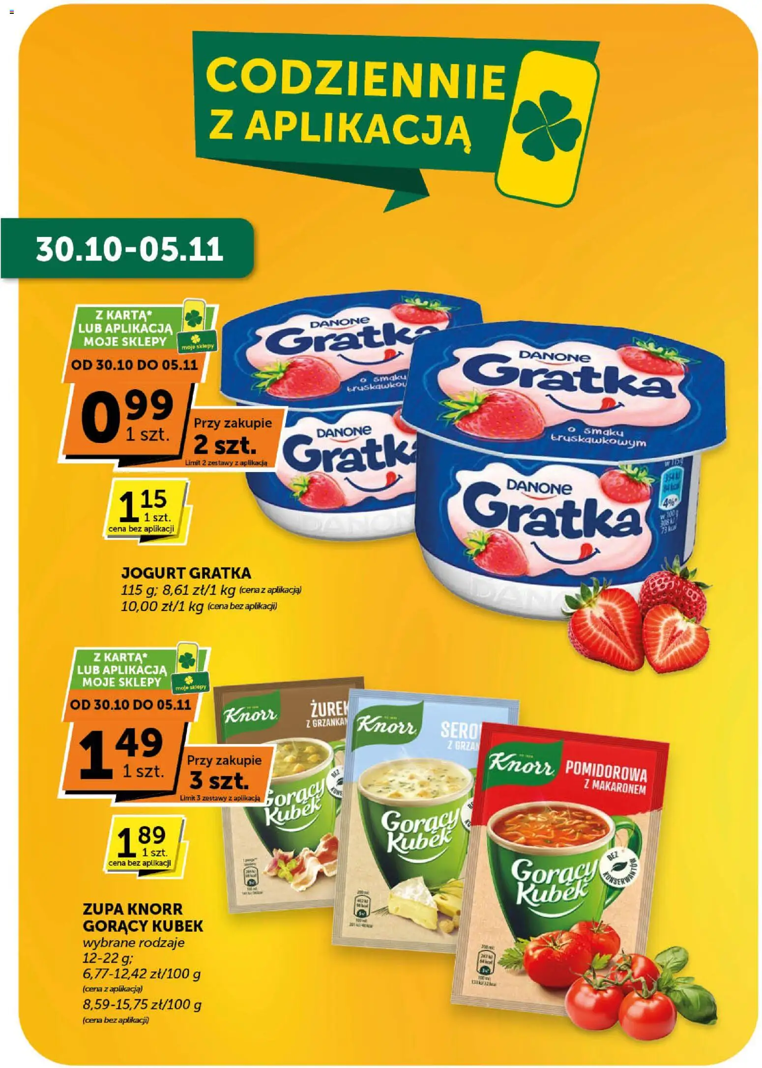 Euro Sklep Gazetka - Minimarket od 30.10.2025 | Strona: 5 | Produkty: Gorący kubek, Zurek, Zupa, Jogurt