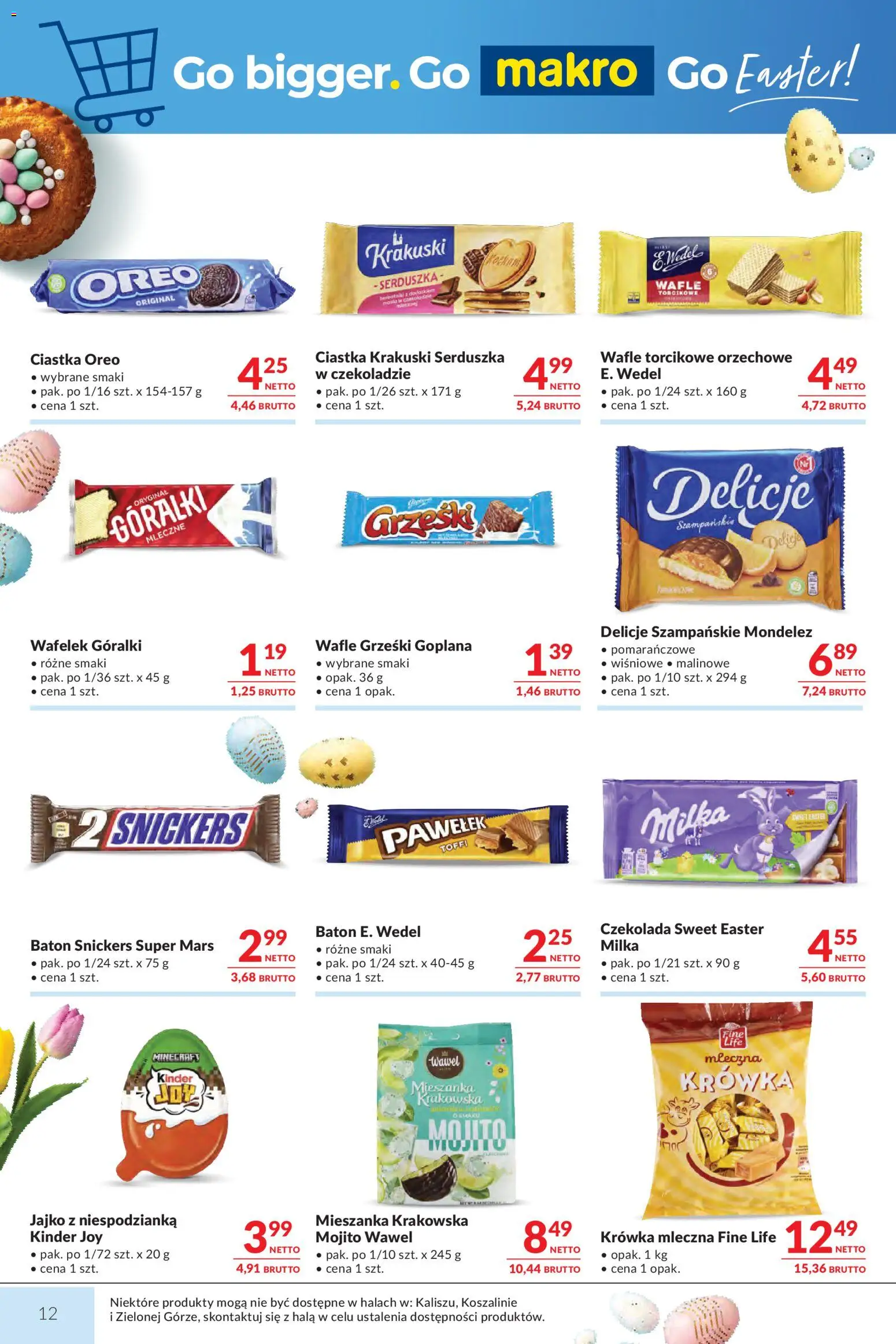 Makro gazetka od 17.03.2026 | Strona: 12 | Produkty: Krowka, Baton, Czekolada, Ciastka