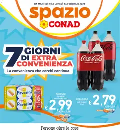 Anteprima del volantino Spazio Conad Extra Convenienza catalogo valido a partire dal 10.02.2026
