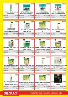 KIT KAT Cash & Carry Weekly Traders Special │ valid from 24.07.2025 | Page: 20 | Products: Serum, Wax, Tea, Conditioner