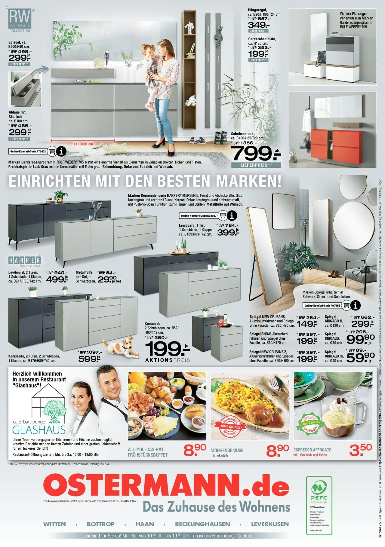 Ostermann Prospekt 	 – gültig ab 11.10.2025 | Seite: 12 | Produkte: Top, Spiegel, Sahne, Uhr