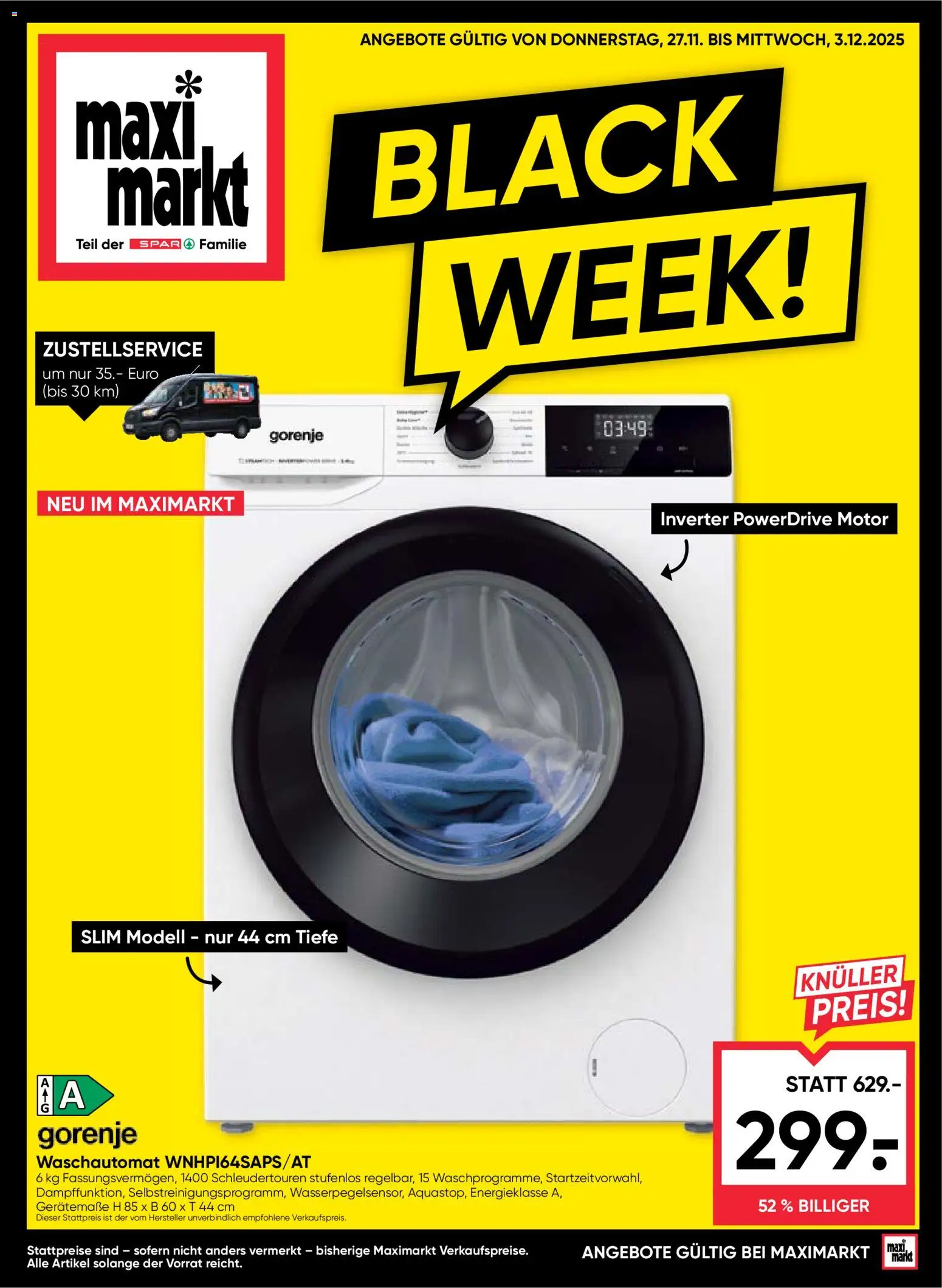 Maximarkt - Black Friday gültig ab 27.11.2025 | Seite: 1