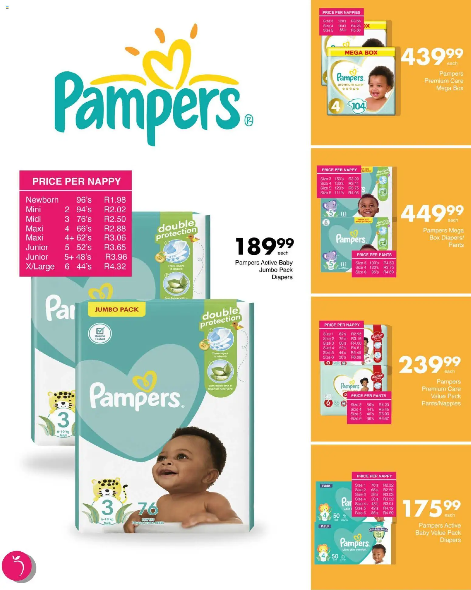 New Save catalogue – valid from 25.03.2026 | Page: 53 | Products: Pants, Box, Nappies, Lotion
