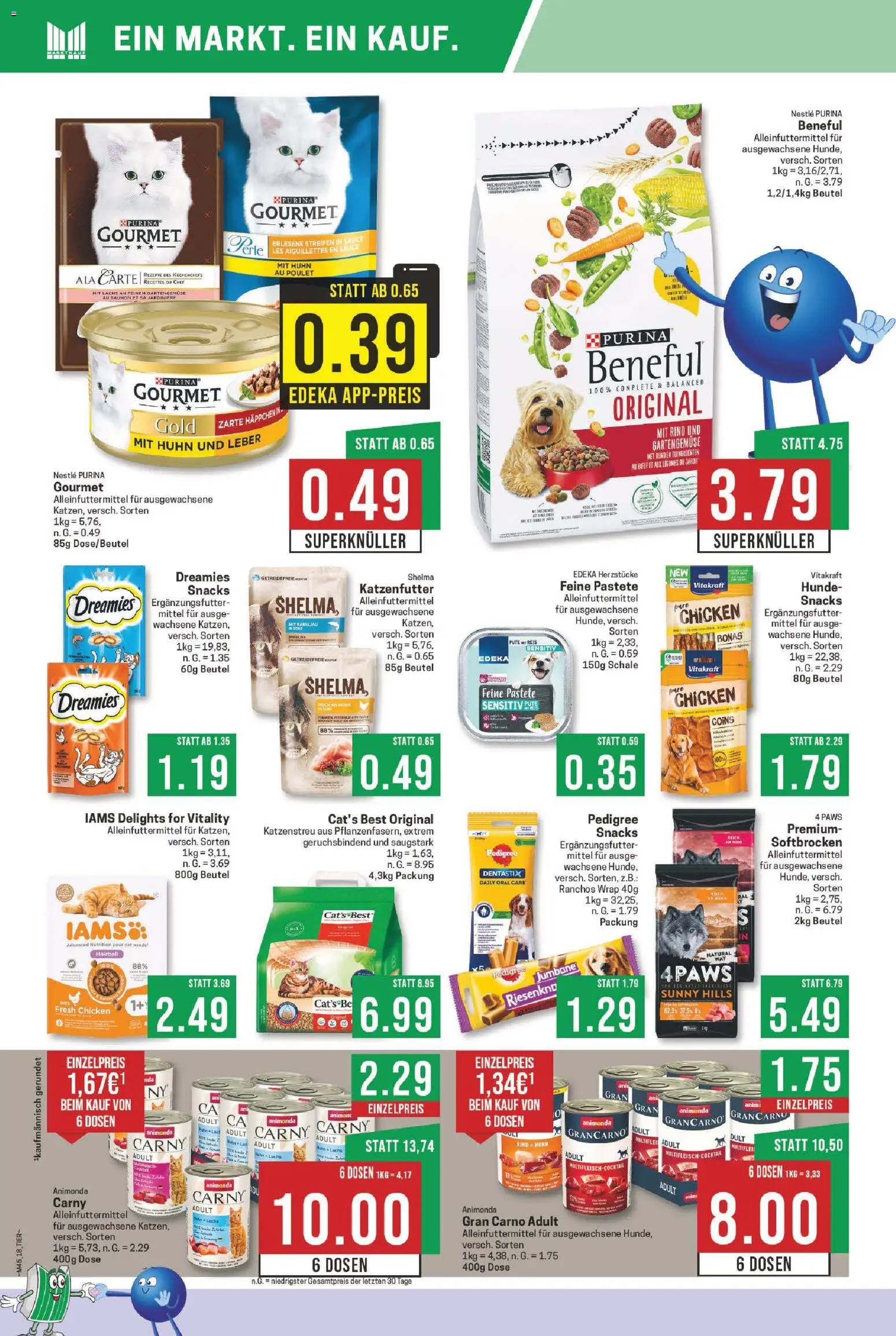 Marktkauf Prospekt 	 – gültig ab 03.11.2025 | Seite: 18 | Produkte: Pute, Katzenfutter, Lachs, Pedigree