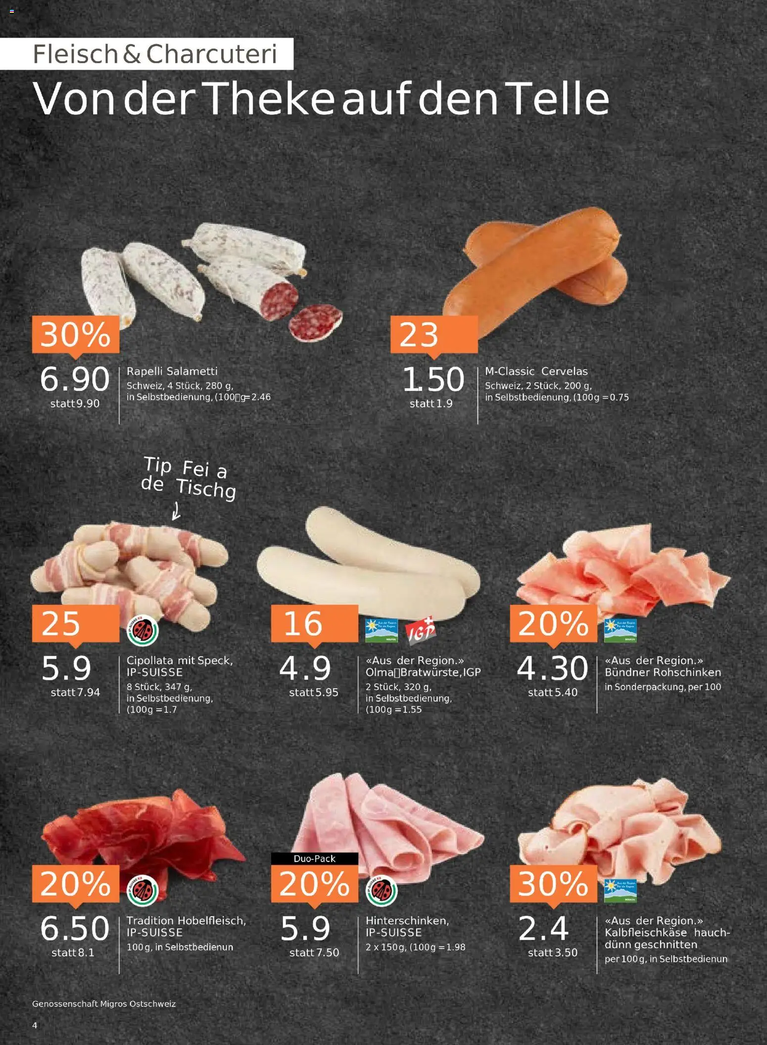 Migros Aktionen – gültig ab 11.11.2025 | Seite: 4 | Produkte: Theke