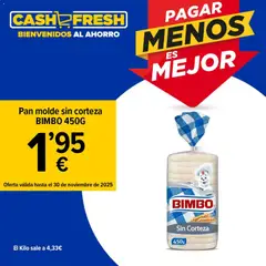 Vista previa Cash Fresh folleto válido desde el 21.11.2025