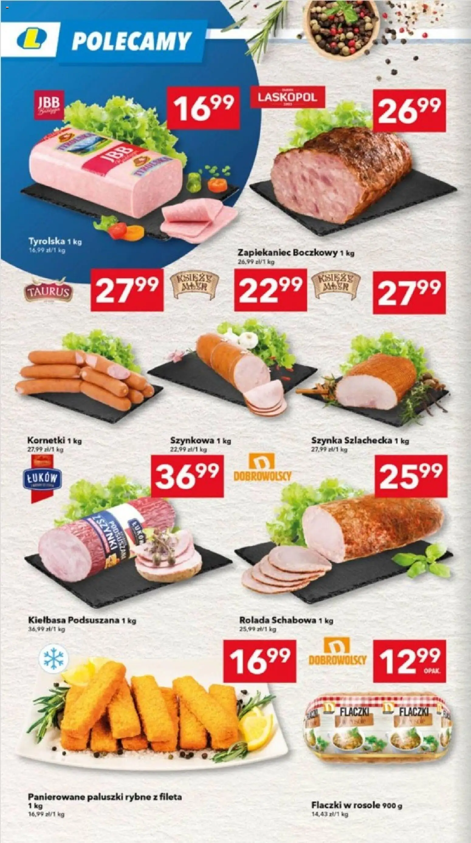 Lewiatan gazetka - Lublin od 22.01.2026 | Strona: 2 | Produkty: Kiełbasa, Rolada, Paluszki rybne, Paluszki