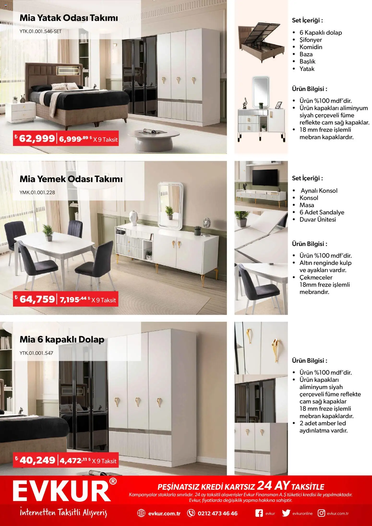 Evkur Katalog - 01.11.2025 tarihinden itibaren geçerlidir | Sayfa: 5 | Ürünler: Yatak, Masa, Sandalye, Yemek odası takımı