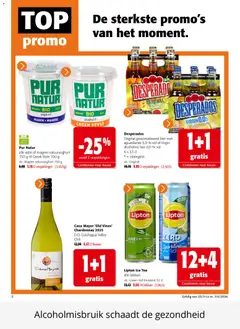 Colruyt folder / publicité - Voorbeeld van een folder van Colruyt, geldig van 25.03.2026 | Pagina: 4 | Producten: Bier, Yoghurt