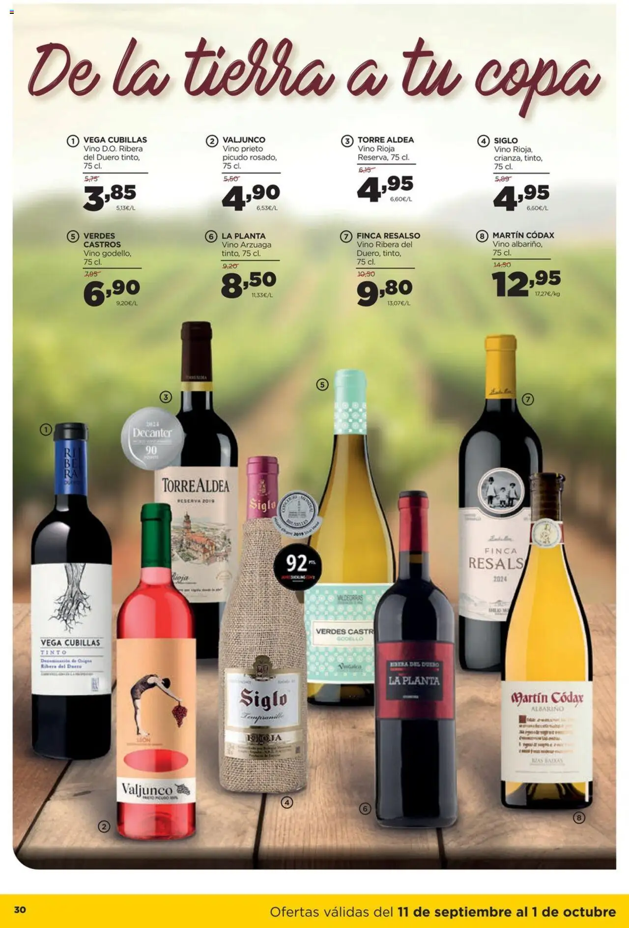 Alimerka folleto Castilla y León │ válido desde el 11.09.2025 | Página: 30 | Productos: Vino
