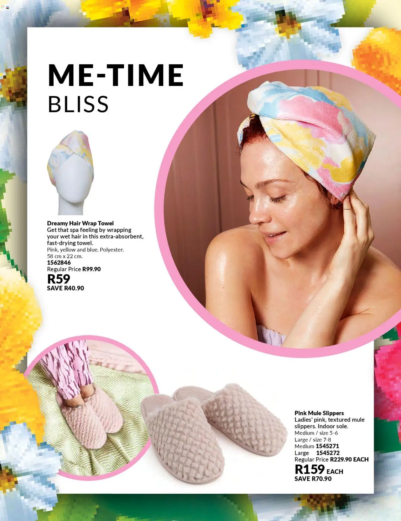 New Avon catalogue – valid from 19.09.2025 | Page: 37 | Products: Slippers, Towel