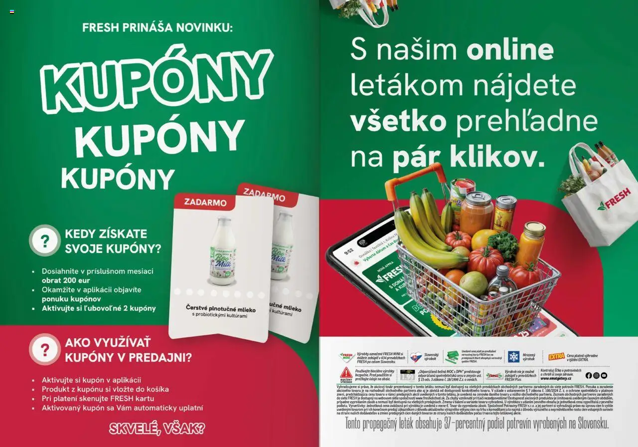 Fresh Východné Slovensko │ platný od 17.07.2025 | Strana: 23 | Produkty: Mlieko