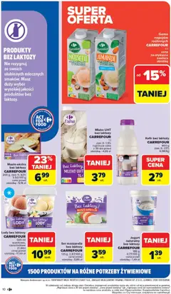 Pogląd oferty "Carrefour Gazetka - Act for food" - ważna od 03.11.2025 | Strona: 10 | Produkty: Bez laktozy, Jogurt naturalny, Masło, Lody