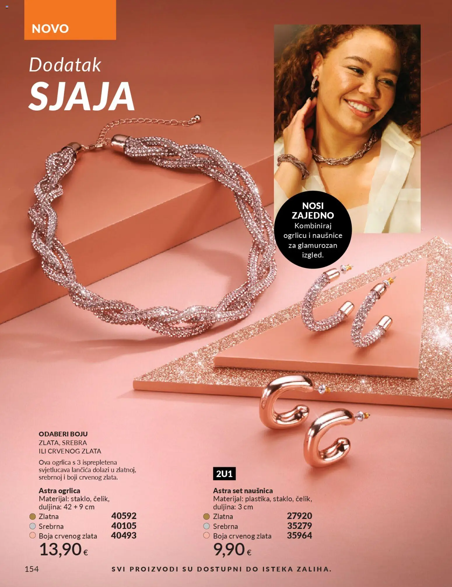 Avon katalog | vrijedi od 01.12.2025 | Stranica: 158 | Proizvodi: Ogrlica, Naušnice